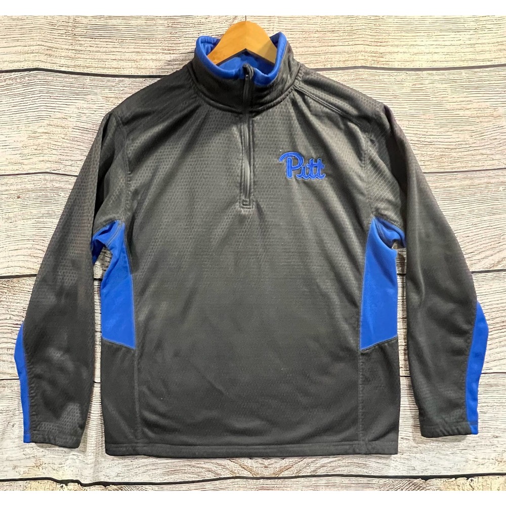 University of Pittsburgh Panthers Mens Quarter Zip Size Medium